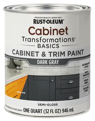 Rust-Oleum Cabinet Transformations Basic Cabinet and Trim Paint Dark Grey