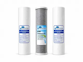 20 inch 3-Stage Replacement Filter Cartridge Set