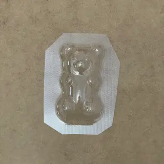 Gummy Bear Vacuum Forming Mould, 78mm x 43mm x 25mm, for Bath Bombs, Chocolate, Resin, Cement and Plaster Pouring