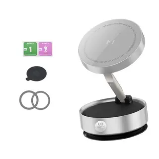 Uuname Foldable Vacuum Car Mount Phone Holder Magnetic 360 Adjustable-F1