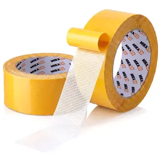 MIkaco Double-Sided Cloth-Based Tape 5cm & 3cm x 20m Adhesive Tape
