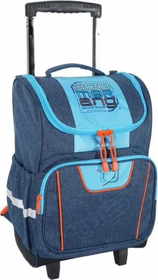 Boomerang Large Xbag Melange Polyester Division Trolley Backpack S-542-01