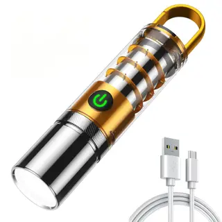 LED Flashlights Rechargeable, 30,000 Lumen Flashlight, Battery Powered USB-C, Bright High Power Flashlight, 6 Modes