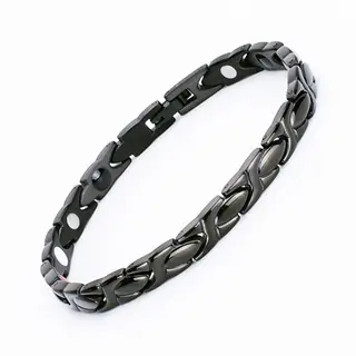 Women's Titanium Steel Magnetic Therapy Health Bracelet for Pain Relief