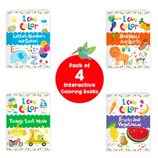 I Can Color Pack (Pack of 4 Books): A Set of 4 Fun Coloring Activity