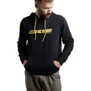 CRESSI since 1946 - Unisex Hoodie 95% Cotton 5% Elastane Drawstring Pockets - 2XL