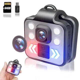 KSADBOSSBO Mini Body Camera with Audio & Video Recording