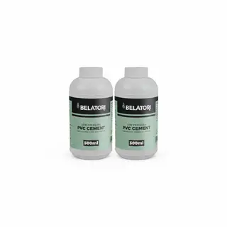 Belatori PVC Cement 500ml - Low Pressure Adhesive for Pipes & - 2 Pack