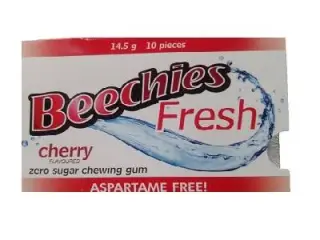 Chewing Gum Cherry 14.5g Beechies