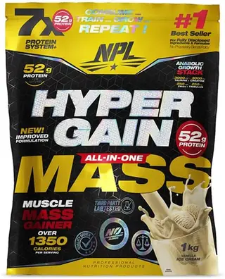 NPL Hyper Gain 1kg - Vanilla Ice Cream