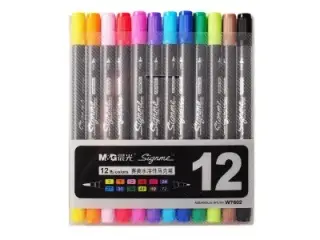 Marker Color Double Tips 12pcs Zpmv8001 Mg