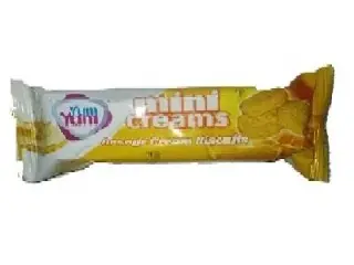 Biscuit Mini Creams Orange Pack 50g Yum Yum