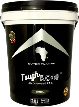20L Super Platina Tough Roof and Paving Paint (Charcoal)