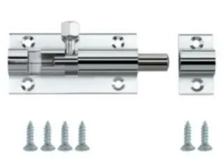 Barrel Bolt Cp 2 In 50mm + Screws Dj