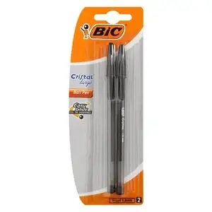 BIC Crystal 2up - Black Pens