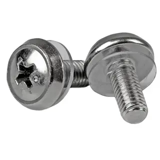 StarTech.com M5 Mounting Screws for Server Racks and Cabinets - 50 Pack - Screw kit (pack of 50) - CABSCREWS