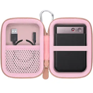 Hard Travel Case for PLAUD Note/Note Pro AI Voice Recorder | Compatible with Recorder and Magnetic Protective Case, Hard Travel Is Designed Specifically for Plaud Note AI, Rose Gold Case