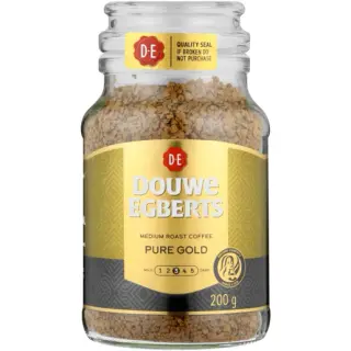 DOUWE EGBERTS Pure Gold Instant Coffee 200g
