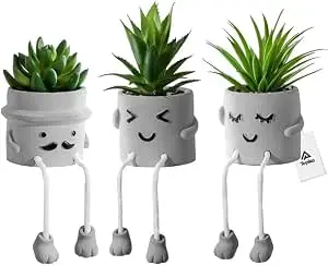 3 piece Creative Fake Succulents Artificial Succulent for home decor