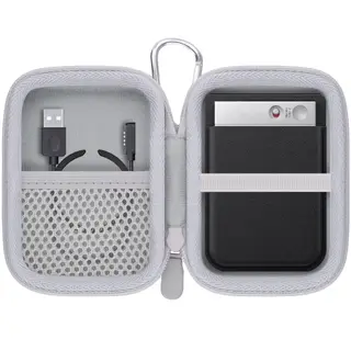Hard Carrying Travel Case for PLAUD Note/Note Pro AI Voice Recorder,Compatible with Digital Recorder and Magnetic Protective Case(White)