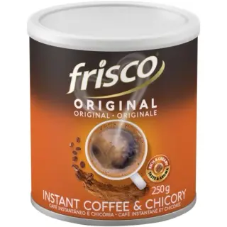 FRISCO Original Instant Coffee & Chicory Tin 250g