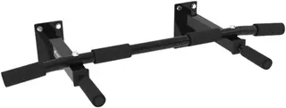 Flexi Muscles – Wall Mounted Pull Up Bar for Home Gym - Heavy Duty Strength Training Chin Up Bar with Multi-Grip Positions. Home Gym Exercise Equipment.