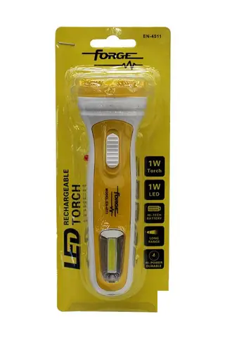 Forge Led Rechargeable Torch 1w+1w