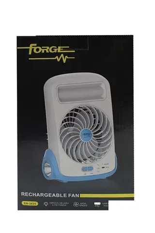 Forge Rechargeable Fan With Led