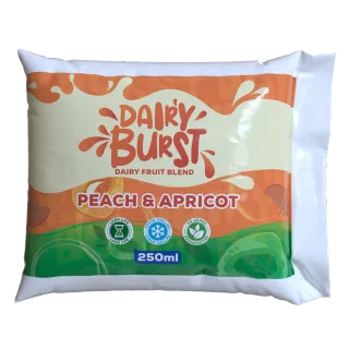 Dairy Burst Peach & Apricot 250ml Pouch