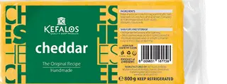 Kefalos Cheddar Traditional 800g