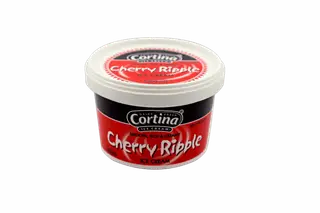 Cortina Cherry Ripple Ice Cream 300ml