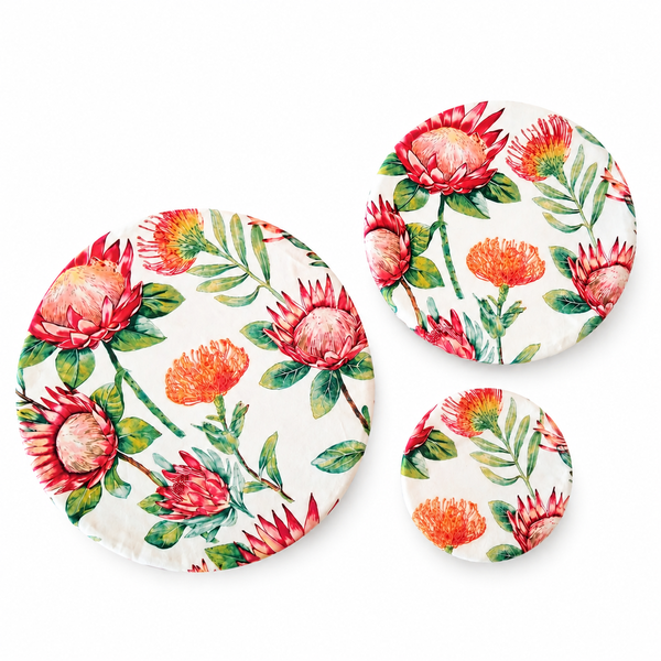 100% Cotton Bowl Covers - Protea