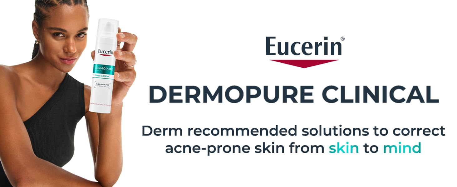 Eucerin DERMOPURE CLINICAL Correcting Cleansing Gel for Blemishes & Acne-prone skin, 150 ml