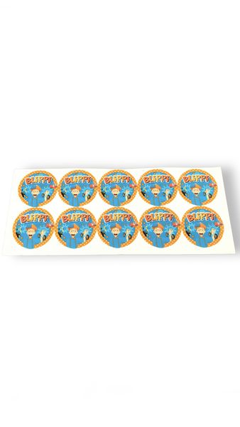 Blippi Edible Cupcake Sheets