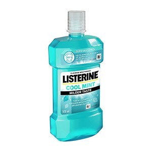 Listerine, Mouthwash, Zero, Mild Mint, 500ml