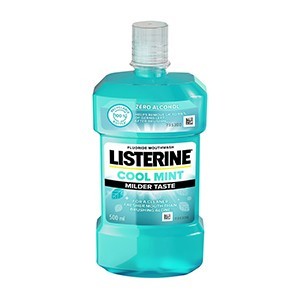 Listerine, Mouthwash, Zero, Mild Mint, 500ml
