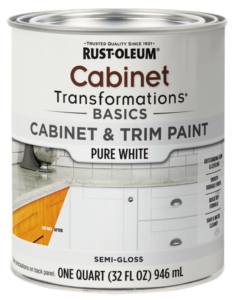 Rust-Oleum Cabinet Transformations Basic Cabinet & Trim Paint Pure White