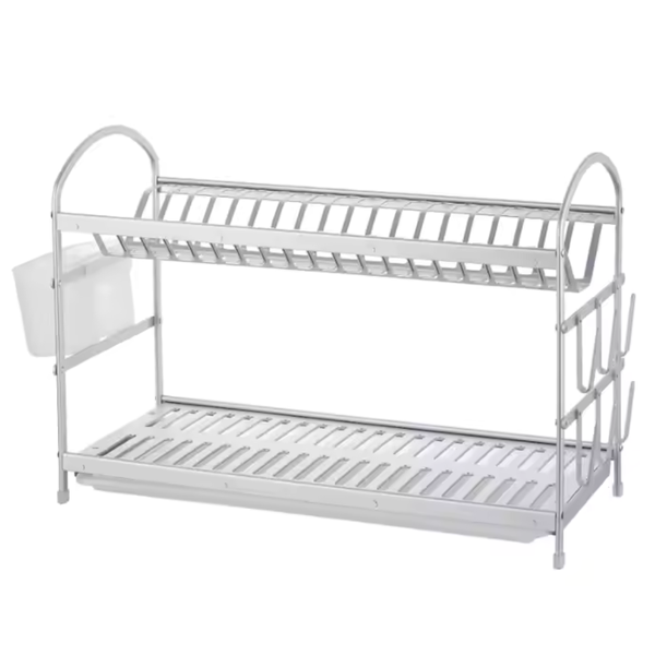 Stainless Steel 2-Tier Dish Drying Rack