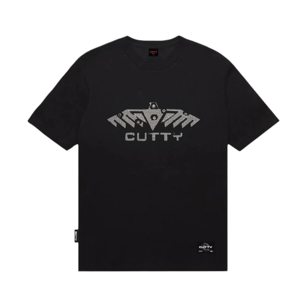 Cutty Mens Cain Short Sleeve T-Shirt - Black - L