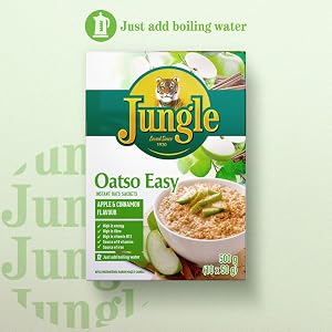 Jungle Taystee Wheat Semolina Original 500g: High Fibre, Low Fat Wheat Semolina Porridge; Jungle Porridge, Ready in 3minutes; Taystee Wheat Semolina Porridge for the Whole Family