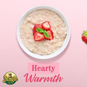 Jungle Taystee Wheat Semolina Original 500g: High Fibre, Low Fat Wheat Semolina Porridge; Jungle Porridge, Ready in 3minutes; Taystee Wheat Semolina Porridge for the Whole Family