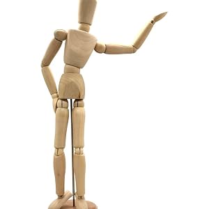 PRO ART Wooden Male Manikin, 12-Inch Size