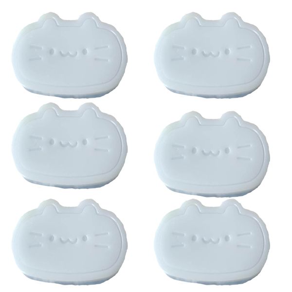 6 Piece Slow Rising Stress Relief Toy Set Kitten Themed Slow Rising Toys