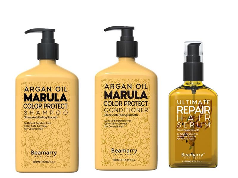 Beamarry Argan Oil Marula Colour Protect Set 380ml + Repair Serum 110ml