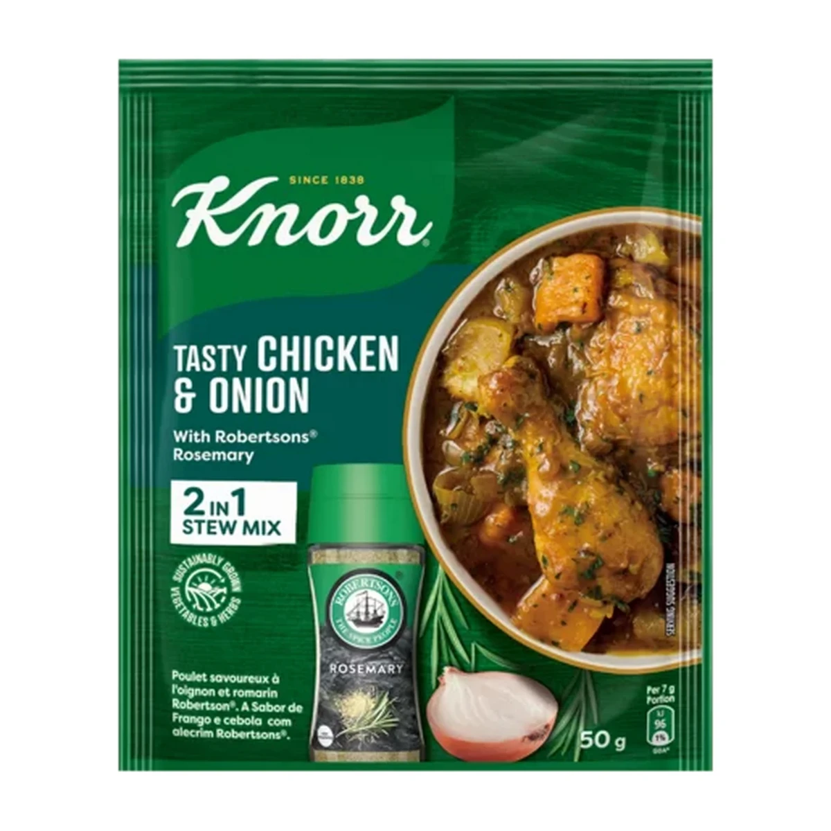 KNORR Tasty Chicken and Onion with Rosemary 50g x 10