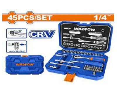 Socket Set 45pcs 1/4" Wst4d45