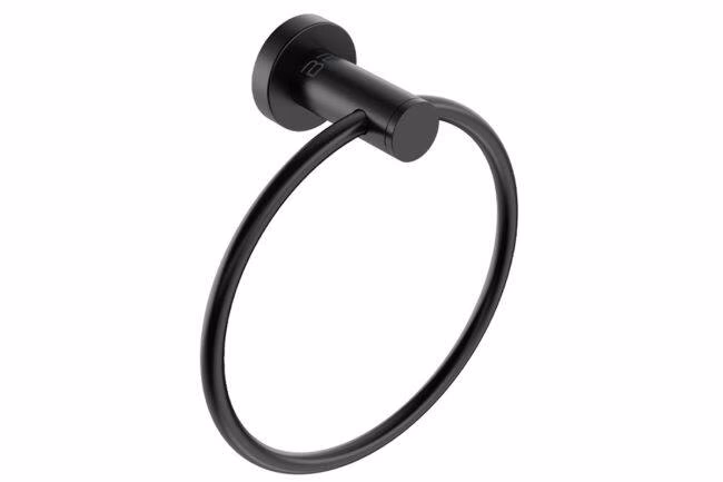 Bb 4640 Towel Ring- Mblk