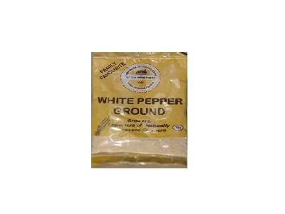 White Pepper Ground Sachet 35g Vhf