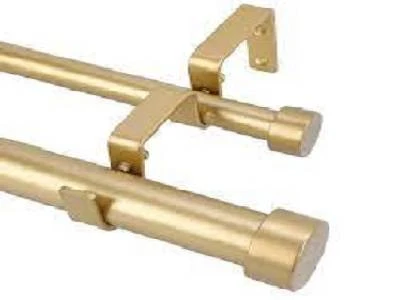 Curtain Rod Gold Set 4m Double A345 Ameen