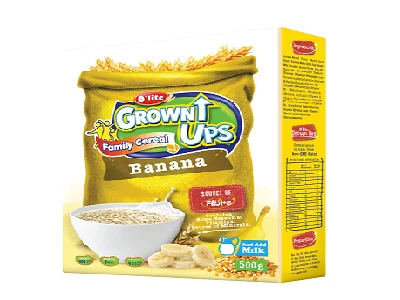 Cereal Grown Ups Banana 500g D'Lite